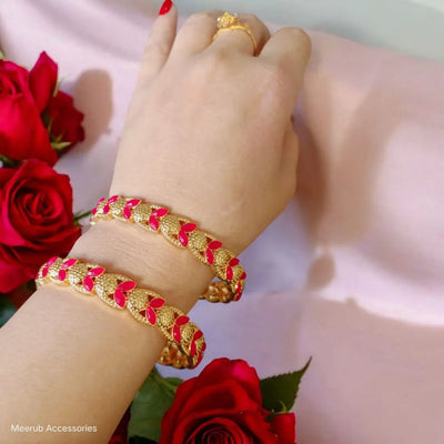 24K Gold Plated Bangles Meerub Accessories