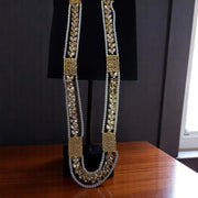 24K Gold Plated Hand Made 38 Inches Long Kundan Mala4