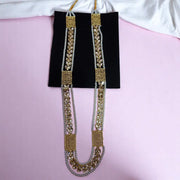 24K Gold Plated Hand Made 38 Inches Long Kundan Mala5