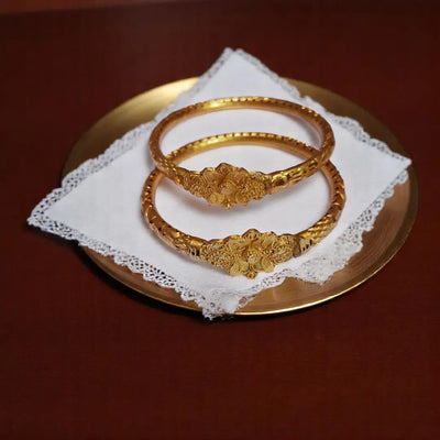 24K Gold Plated Kara Pair Best For Daily Wear1