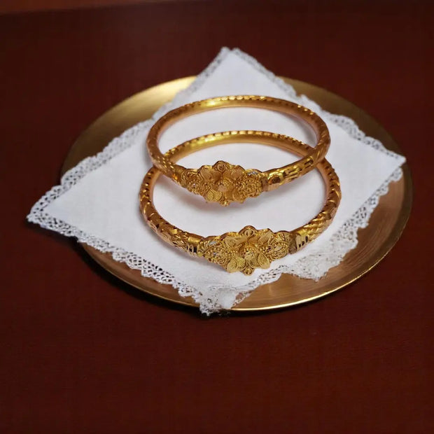 24K Gold Plated Kara Pair Best For Daily Wear1