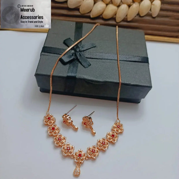 24K Zarqoon Gold Plated Necklace114
