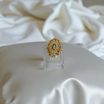 24K Gold Plated Rings Adjustable 1