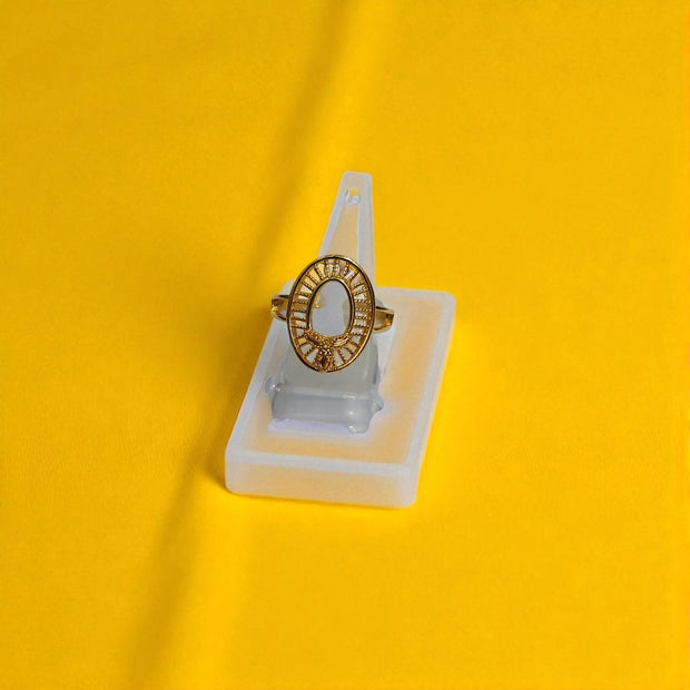24K Gold Plated Rings Adjustable 3