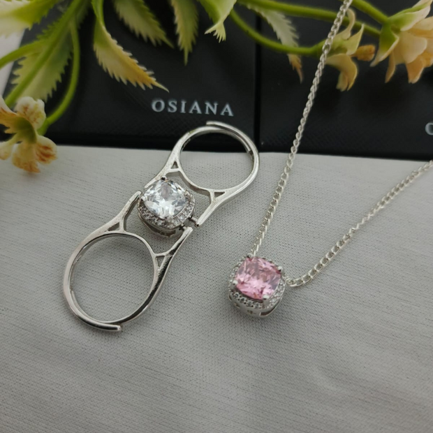 Double Design Ring And Necklace