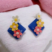 3D Flower Look Earrings 47