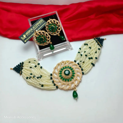 Chokar Set With Light Weight Studs1