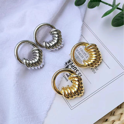 Circle Geometric Earrings for Women1