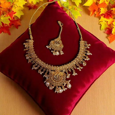  Copper Gold Plated Rajwari set1