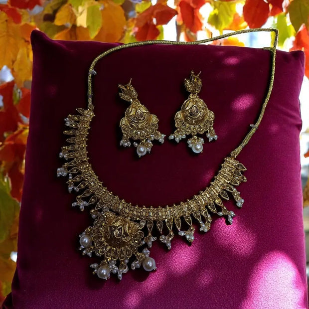  Copper Gold Plated Rajwari set2