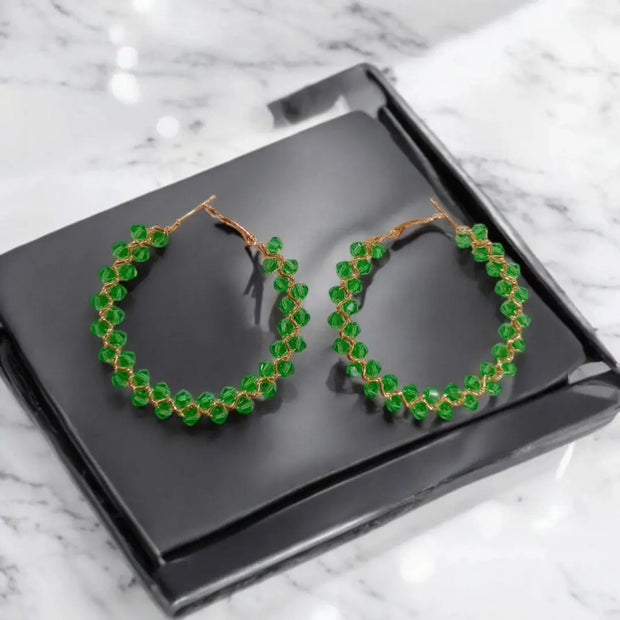 Crystal Stone Hoops4