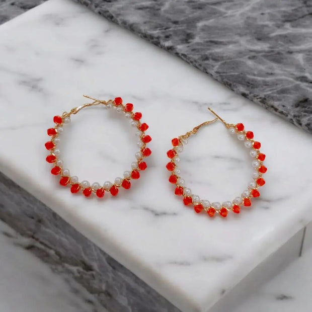 Crystal Stone Hoops9