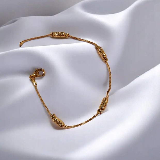 Gold Plated Anklet3