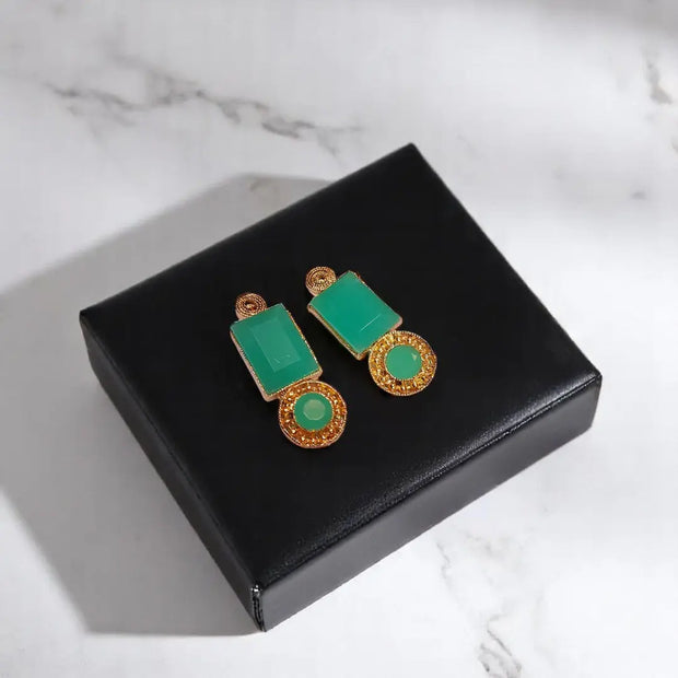 Gold Plated Party Wear Earrings1