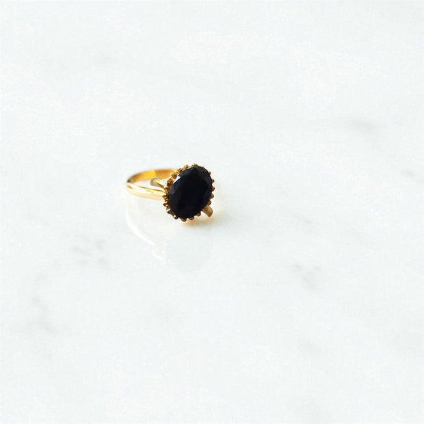 Gold Plated Adjustable Stone  Rings 10