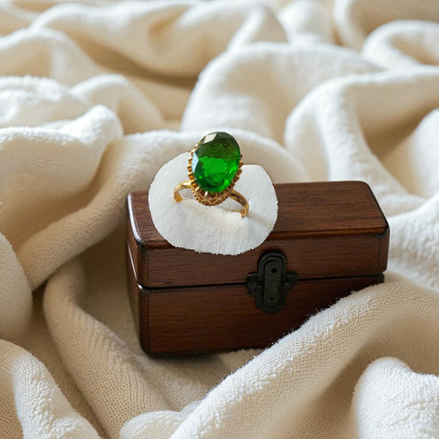 Gold Plated Adjustable Stone  Rings 1