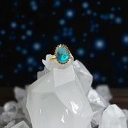 Gold Plated Adjustable Stone  Rings 3