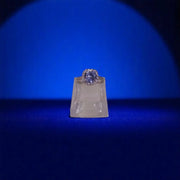 Korean Style Female Small Moissanite Ring Fashion 925 Silver  Band Rings 3