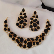 Marbel Look Dark Black Set10