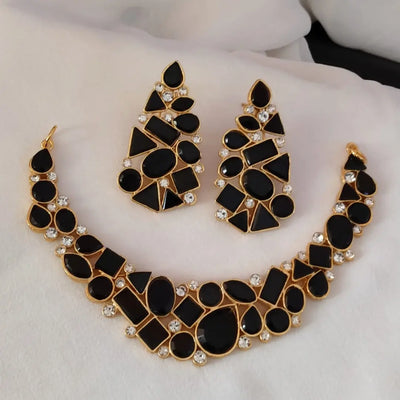Marbel Look Dark Black Set10