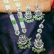 Mirror Kundan Weeding Wear Mala2