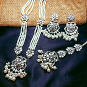 Mirror Kundan Weeding Wear Mala Meerub Accessories