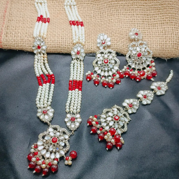 Mirror Kundan Weeding Wear Mala3