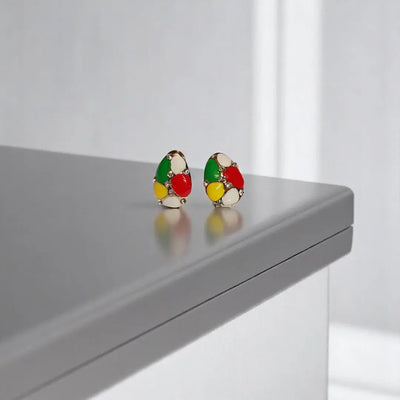 Multi Color Trendy Studs3