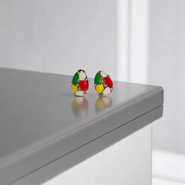 Multi Color Trendy Studs3