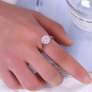 New Fashion Zircon Rings Flip Double Side Turn  Engagement Rings Reversible Diamond Stone Brass S925 Stamped2