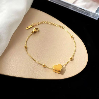 Non Fading New Minimalist Titanium Steel Ankle For Girls Gold Color1