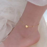 Non Fading New Minimalist Titanium Steel Ankle For Girls Gold Color2