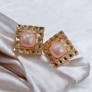 Party Wear Square Kundan Studs27