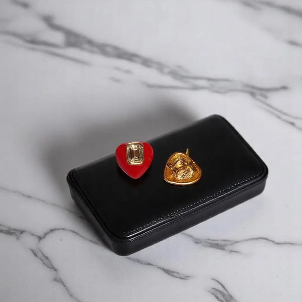 Red Heart Trendy Studs1