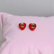 Red Heart Trendy Studs2