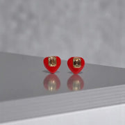 Red Heart Trendy Studs3