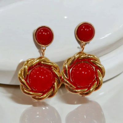Round Light Trendy Earrings 42