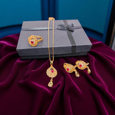 Rubi Stone Daily Wear 24k Combo Set 1