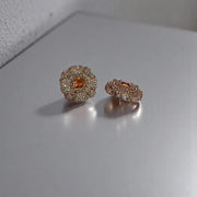 Silver Plated Real Stone Studs2