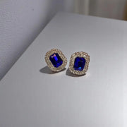 Silver Plated Stone Studs1