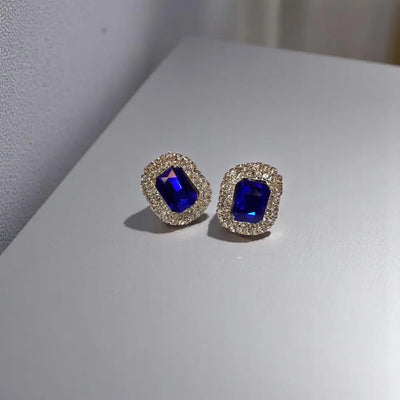 Silver Plated Stone Studs1