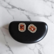 Silver Plated Stone Studs2