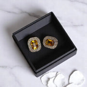 Silver Plated Stone Studs3