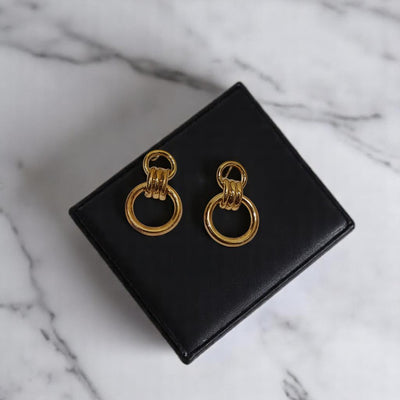 Trend Unique Design Elegant Delicate Irregular Geometric Twisted Earrings Women Jewelry1