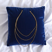 Triple Layers Chain Party Wear Plated Polish 1