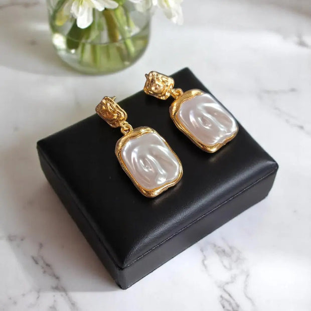 Vintage Imitation Pearl Earring for Women Meerub Accessories