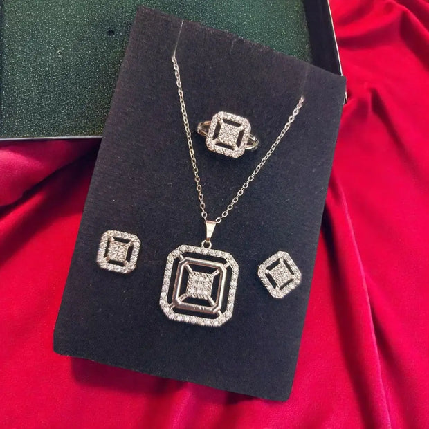 Xuping Silver Plated Combo Set3