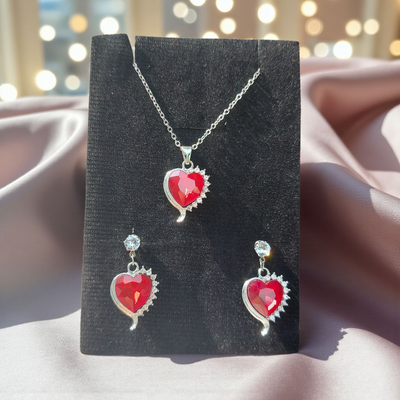 Xuping AD Stone Heart Combo 3